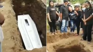 Vídeo de cadáver que acena de dentro do caixão durante enterro intriga as redes sociais