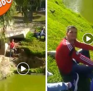 Con video denuncian hombre que agrede a los patos del Parque Timiza