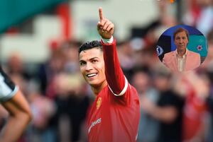 ¡Directo en la infancia! Bambino Pons cantó el gol de Cristiano Ronaldo con el Manchester United al ritmo de Guns 'n Roses