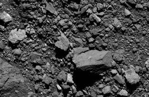 As cinco ultimas imagens do asteroide Bennu divulgadas pela NASA
