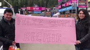 ¡Feliz cumpleaños Carapaz! Fanáticos del Giro de Italia envían saludos al ecuatoriano