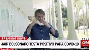 Muy estilo Bolsonaro: se saca la mascarilla cuando confirma a la prensa que dio positivo de coronavirus