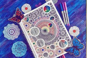 Pintar mandalas en cuarentena: el nuevo hobby que ayuda a reducir el estrés