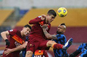Con Vidal y sin Sánchez: Inter iguala con la Roma y deja escapar al Milan en la cima de la Serie A