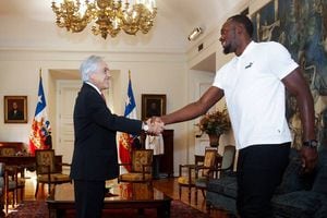 Usain Bolt le responde a Sebastián Piñera en Twitter con el mismo meme
