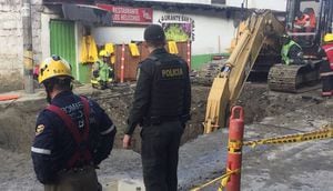 Mueren dos trabajadores en una obra pública en la ciudad de Medellín