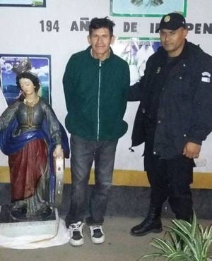 Hombre es condenado a 12 años por robar imagen religiosa en Jutiapa en 2015