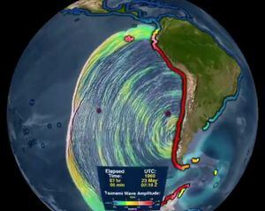 Impactante registro: así avanzó por el mundo el tsunami tras devastador mega terremoto de Valdivia