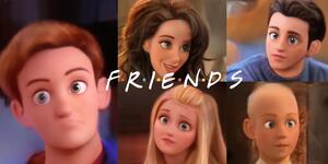Personajes de Friends pasan a 3D con Inteligencia Artificial: ¿Los reconoces?