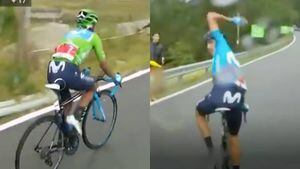 ¡Y eso que son compañeros! El feo gesto de Marc Soler con Nairo Quintana en La Vuelta a España