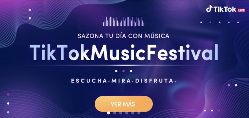 Conoce todo sobre el #TikTokMusicFestival y disfruta de música en vivo