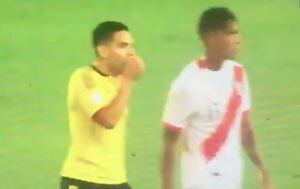 Falcao, el hombre que 'negoció' el empate con los peruanos en el final (Video)