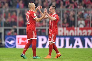 Fin de una era: Arjen Robben y Franck Ribery se irán del Bayern Munich al final de temporada
