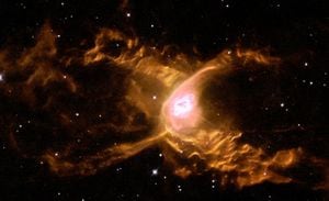 A impressionante imagem captada pelo telescópio espacial Hubble da NASA