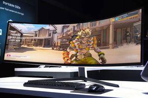 El Odyssey G9 de Samsung es el monitor de videojuegos ultra ancho más extremo que hemos visto #CES2020