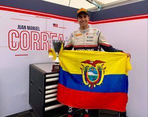 Juan Manuel Correa vuelve al podio en la 5ta cita del campeonato FIA de la F2 en Francia