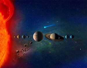 Espectáculo en el firmamento: así se verían los planetas del sistema solar si estuvieran cerca de la Tierra