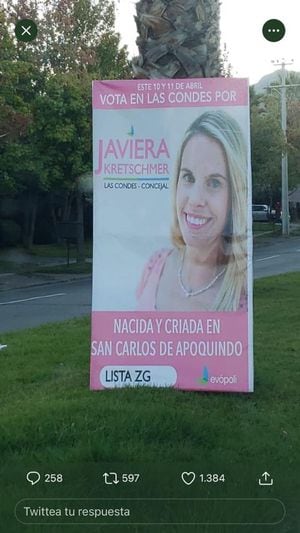 “Nacida y criada en San Carlos de Apoquindo”: el impacto de afiche de candidata a concejal