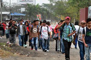 FOTOS. Cientos de hondureños parten en nueva caravana hacia Estados Unidos