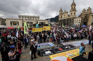 Siga en vivo las marchas de hoy 21 de noviembre en Bogotá