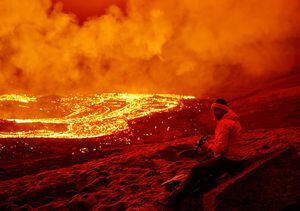 Impactantes imágenes del volcán de Islandia que despertó luego de 800 años