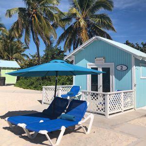 Cabañas privadas en la playa con aire acondicionado