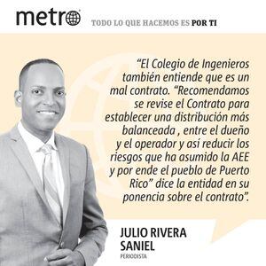 Opinión de Julio Rivera Saniel: LUMA: ¿Salvación o debacle?