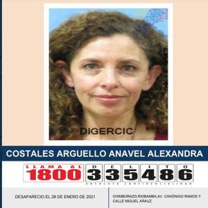 Hallan sin vida a Anavel Costales, mujer reportada como desaparecida en Riobamba