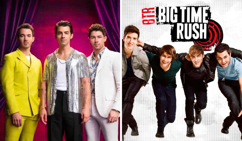 Jonas Brothers y Big Time Rush fueron un éxito entre el público adolescente.