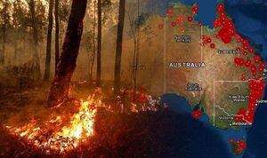 Conoce la extensión de los incendios australianos comparados con el territorio chileno