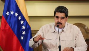 La reacción de Maduro al quedarse sin luz en el Palacio de Miraflores