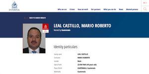 Interpol: Mario Leal Castillo fue ubicado en Estados Unidos