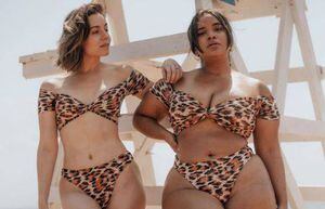 Dos amigas posan con bikinis idénticos y demuestran que todos los cuerpos son perfectos