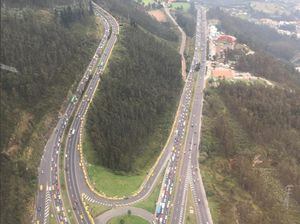 Movilización de taxistas: Cierre de vías y tráfico pesado en diferentes sectores de Quito