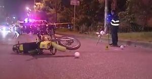 Abuela y su pequeña nieta fueron arrolladas por un patrullero de la Policía