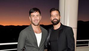 Ricky Martin posa sin camisa y su esposo reacciona de la manera más tierna