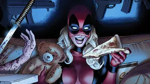 Lady Deadpool se muestra más exuberante que nunca con este atrevido cosplay en body paint