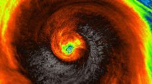 "Es actualmente la tormenta más potente en la Tierra": la monstruosa imagen satelital del supertifón que amenaza a Japón