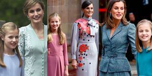 La reina Letizia y la princesa Leonor prueban que el rojo está de moda con estos looks