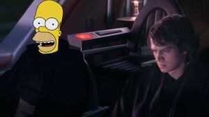 Los Simpson: Homero llega a Star Wars gracias a Inteligencia Artificial