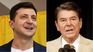 De Reagan a Zelensky, estrellas convertidas en políticos