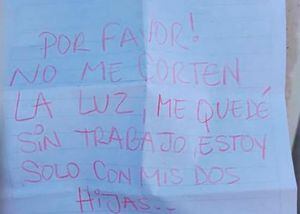 “Por favor, no me corten la luz”: trabajador encuentra conmovedor mensaje en un medidor y se vuelve viral