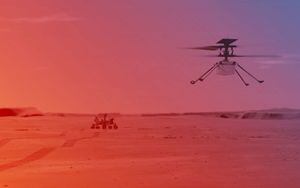NASA: El helicóptero Ingenuity alcanzó un nuevo récord de vuelo en Marte