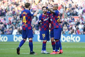 De la mano de Messi, el Barcelona de Vidal pasea al Eibar de Orellana