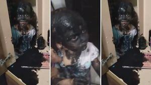 Mãe registra filha fazendo ‘travessura’ e vídeo se torna viral nas redes sociais: ‘Lorena’