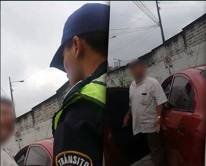 Santo Domingo de los Tsáchilas: Conductor insultó a agente de tránsito
