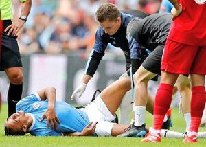 Sufre el City... y también Bayern: Leroy Sané se rompió la rodilla y estará muchos meses sin jugar