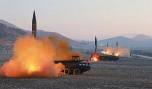 Kim Jong-un volvió a lo suyo: Corea del Norte dispara dos misiles y vuelve a instalar la tensión en el mundo
