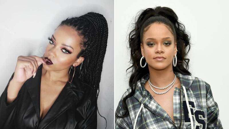 Doble de Rihanna causa furor en Brasil