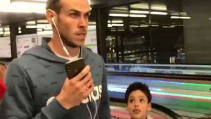 VIDEO. El feo gesto de Gareth Bale con un niño